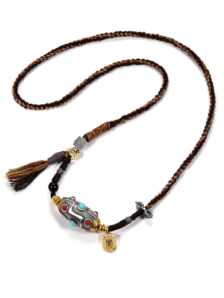 The Wisdom Guardian Gemstone Pendant